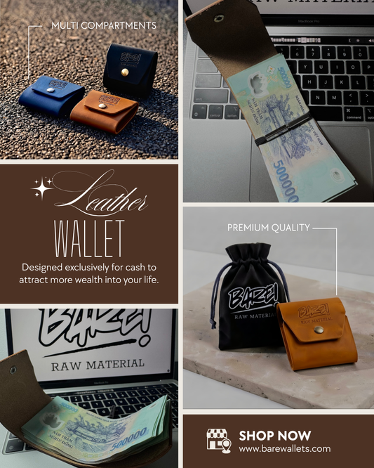 Bare Wallet - Minimalist Leather